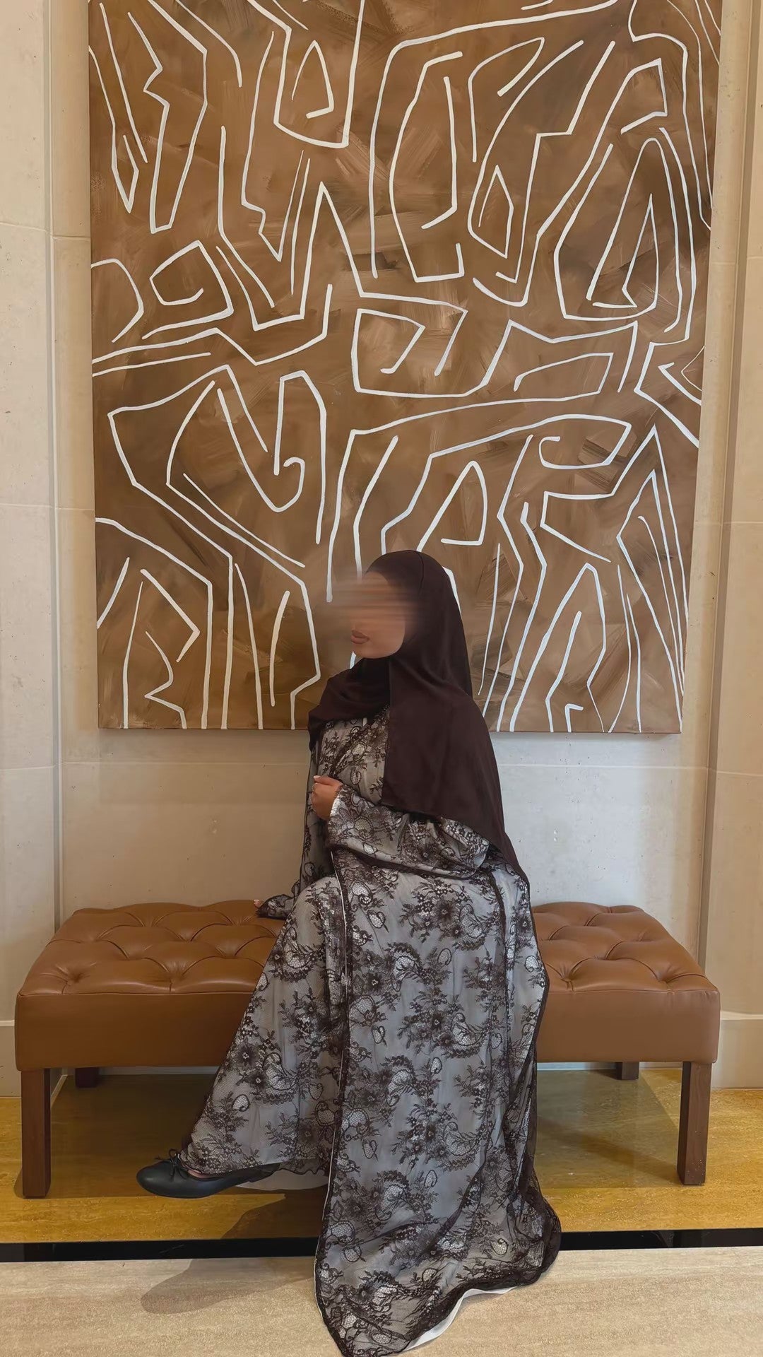 REÏWAH Moiré abaya